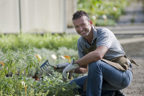 Manual handling safety during landscaping operations